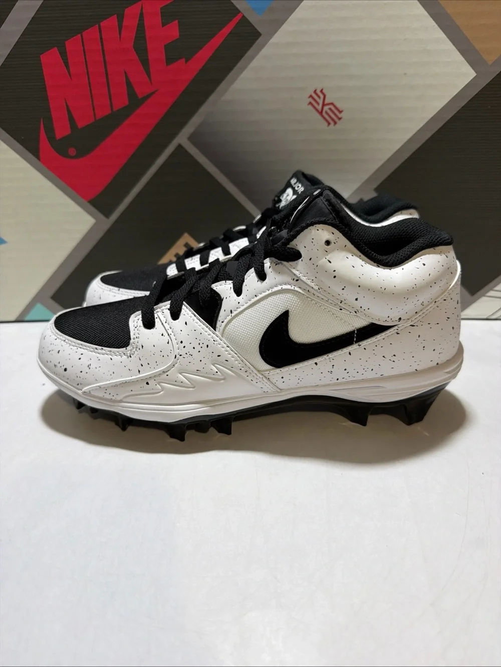 Air Jordan Stadium 90 Low TD White Black Cleats HQ0210-100 Men’s